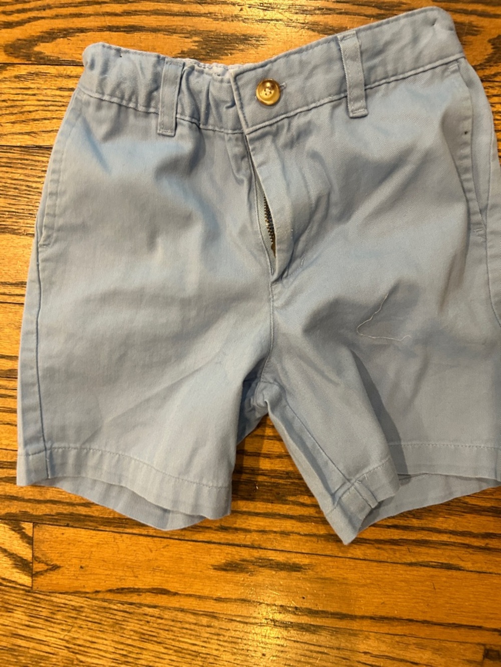 Little English Light Blue Kids Chino Shorts